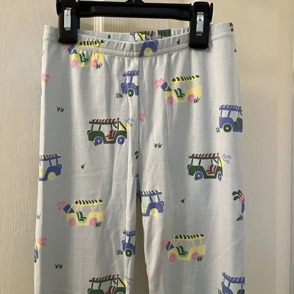 The Beaufort Bonnet Company TBBC Sutton's Short Sleeve Pajama Set Golf SZ 6 NWT